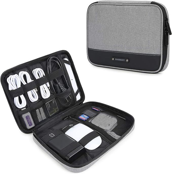 BAGSMART Electronic Organizer Travel Cable Organizer Electronics Accessories Cases for 7.9拻 iPa... | Amazon (US)