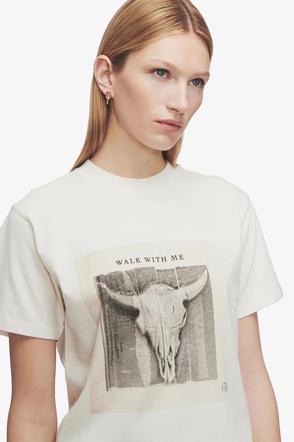 Lili Tee Walk With Me - Ivory | ANINE BING