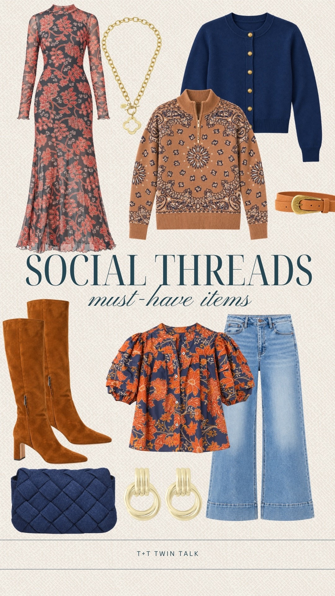 Social Threads has so many fun fall pieces right now, from floral prints and cozy sweaters to tall boots and wide-leg denim. These are a few favorites that can easily be mixed and matched for the season.

#LTKSeasonal #LTKOver40 #LTKMidsize