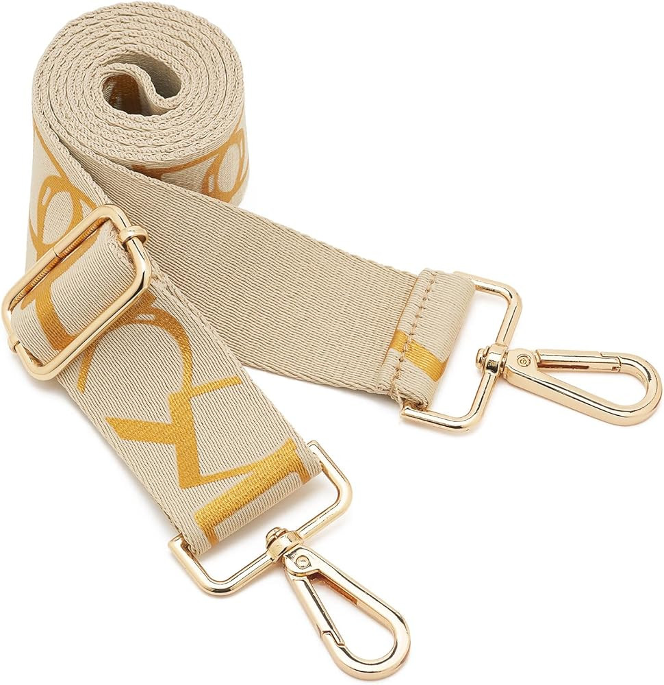 Wide Shoulder Strap Adjustable Replacement Belt Crossbody Canvas Bag Handbag | Amazon (US)