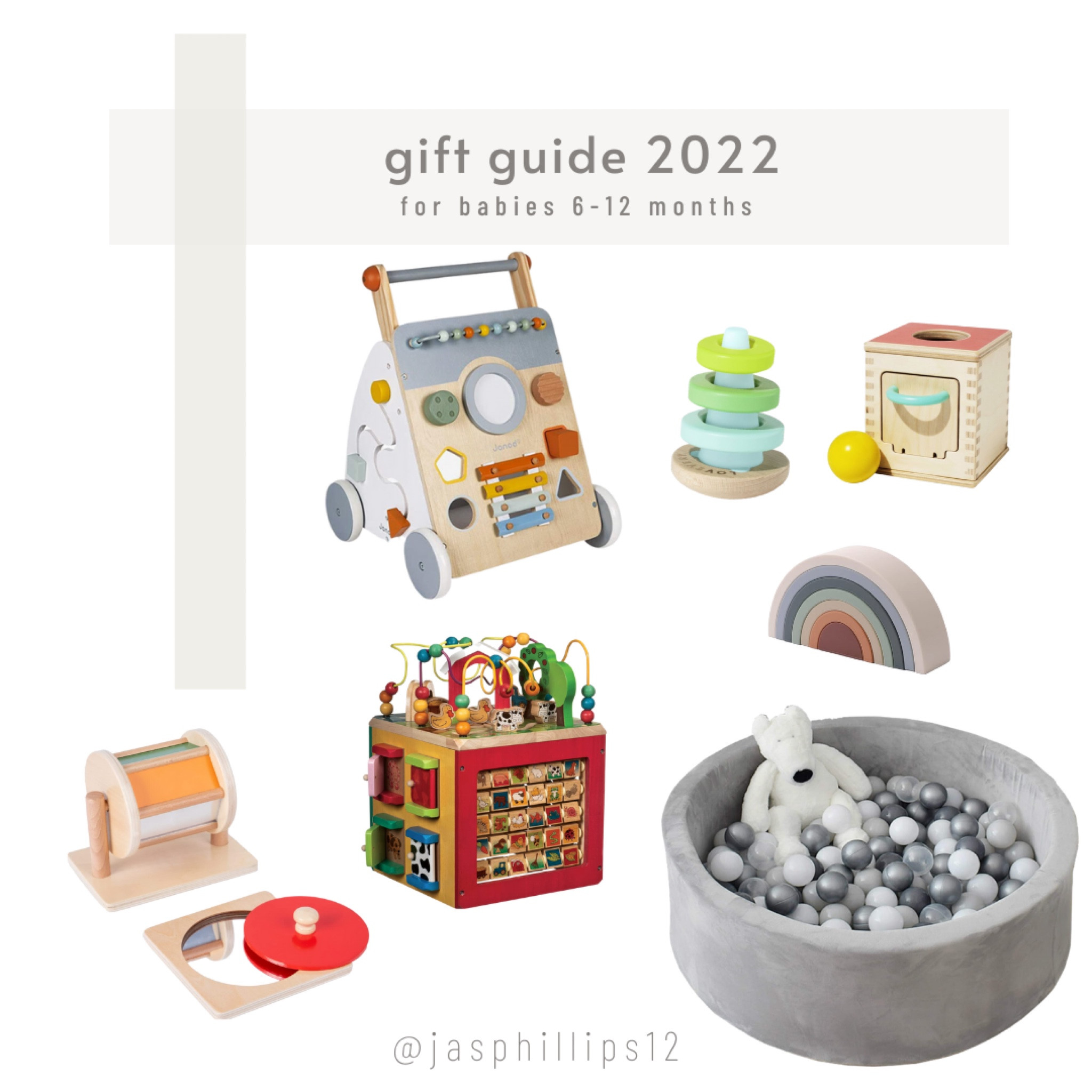 Gift guide for babies 6-12 months 

#LTKbaby #LTKHoliday #LTKGiftGuide