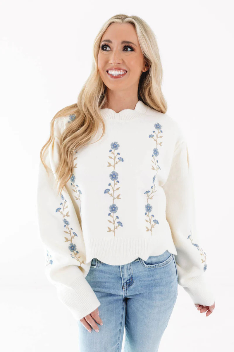 Finding My Way Sweater - Cream | The Impeccable Pig