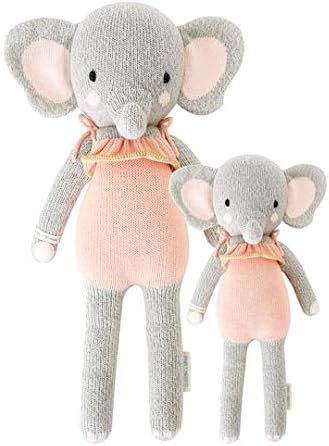 CUDDLE + KIND Eloise The Elephant Little 13" Hand-Knit Doll – 1 Doll = 10 Meals, Fair Trade, He... | Amazon (US)