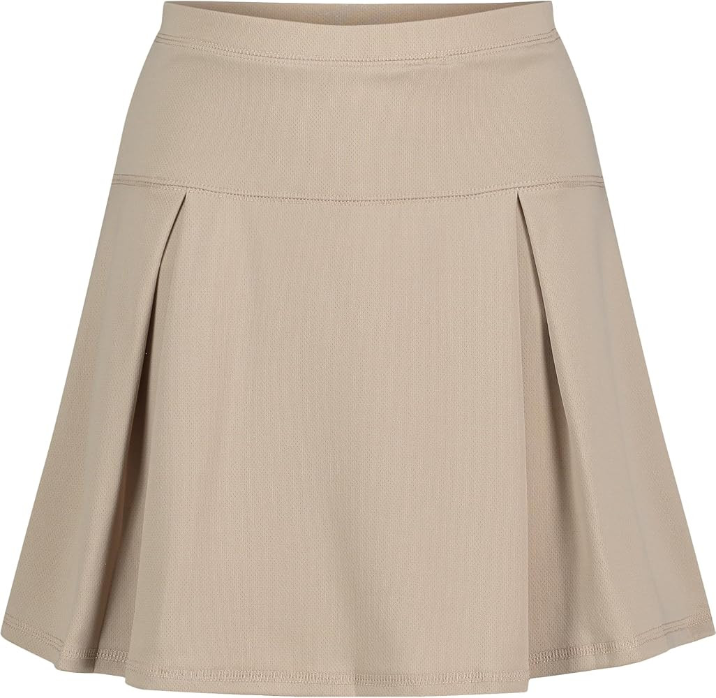 Izod Girls' School Uniform Pull-on Scooter Skirt with Undershorts, Knit Waistband & Functional Po... | Amazon (US)