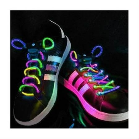 AGPtek Colorful 3 Mode LED Light Up Shoe Shoelaces Shoestring Flash Glow Stick Strap For Party Hip-h | Walmart (US)