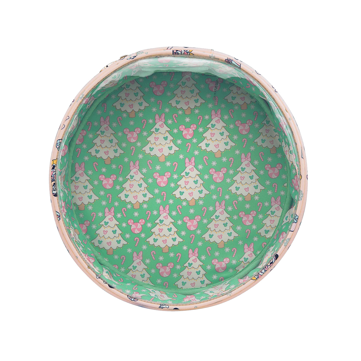 Holiday Mickey Circle Open Top Pouch | Customizable Circle Open Top Pouch - Stoney Clover Lane | Stoney Clover Lane