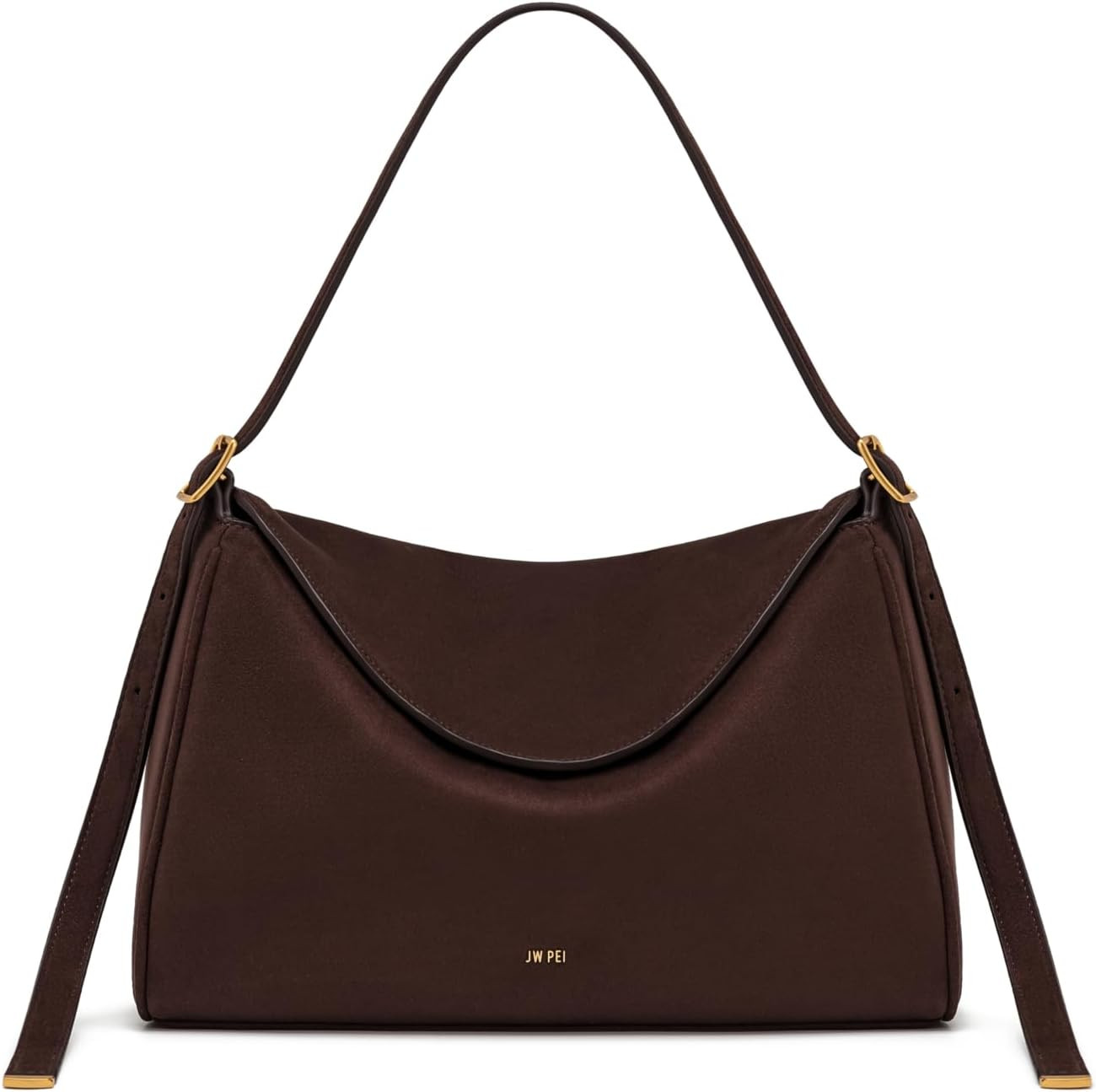 JW PEI Women's Elowen Faux Suede Flap Shoulder Bag | Amazon (US)