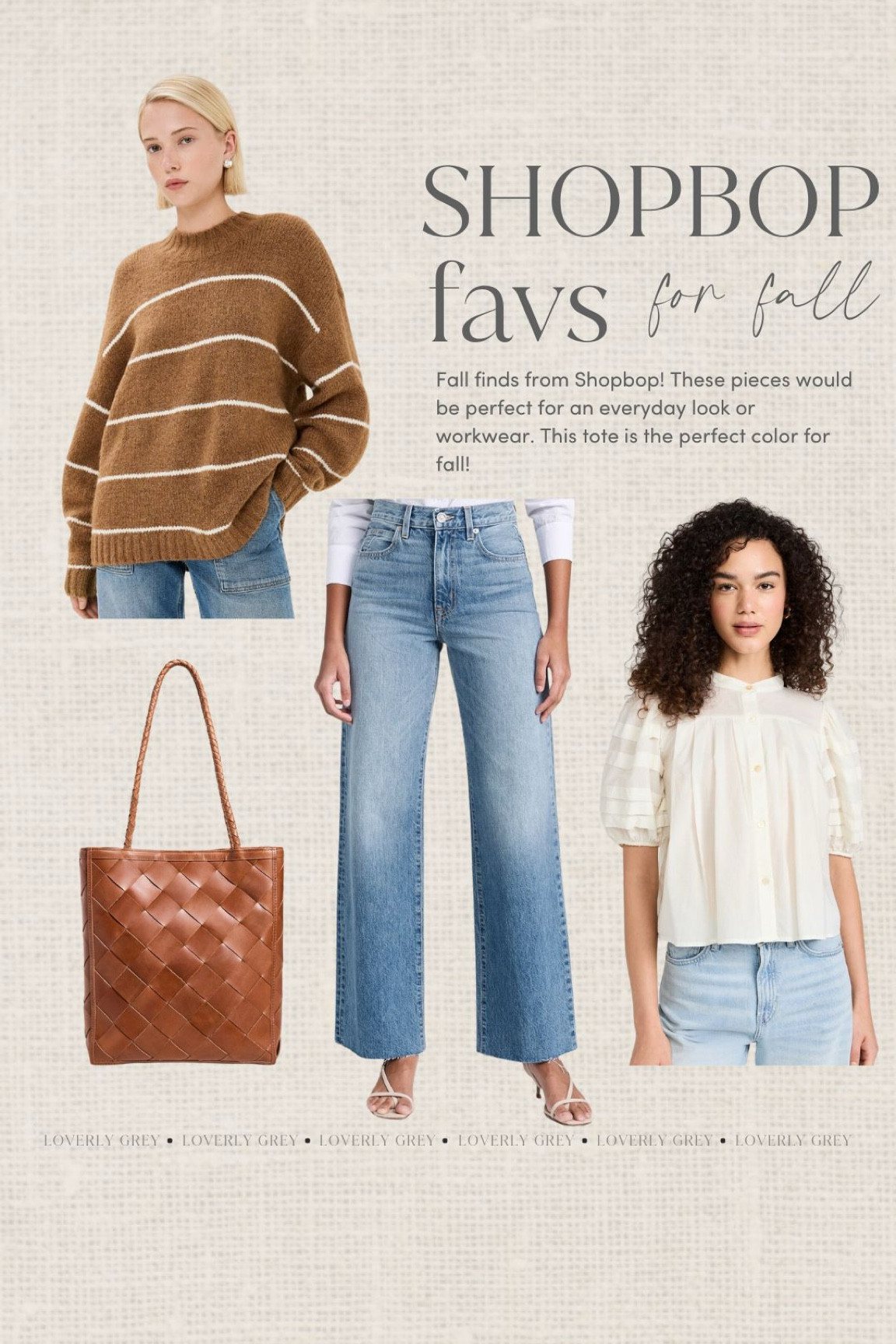 Shopbop fall favs. This striped sweater and high waisted jeans are perfect fall fashion staples. Loverly Grey, Shopbop

#LTKBeauty #LTKStyleTip #LTKSeasonal