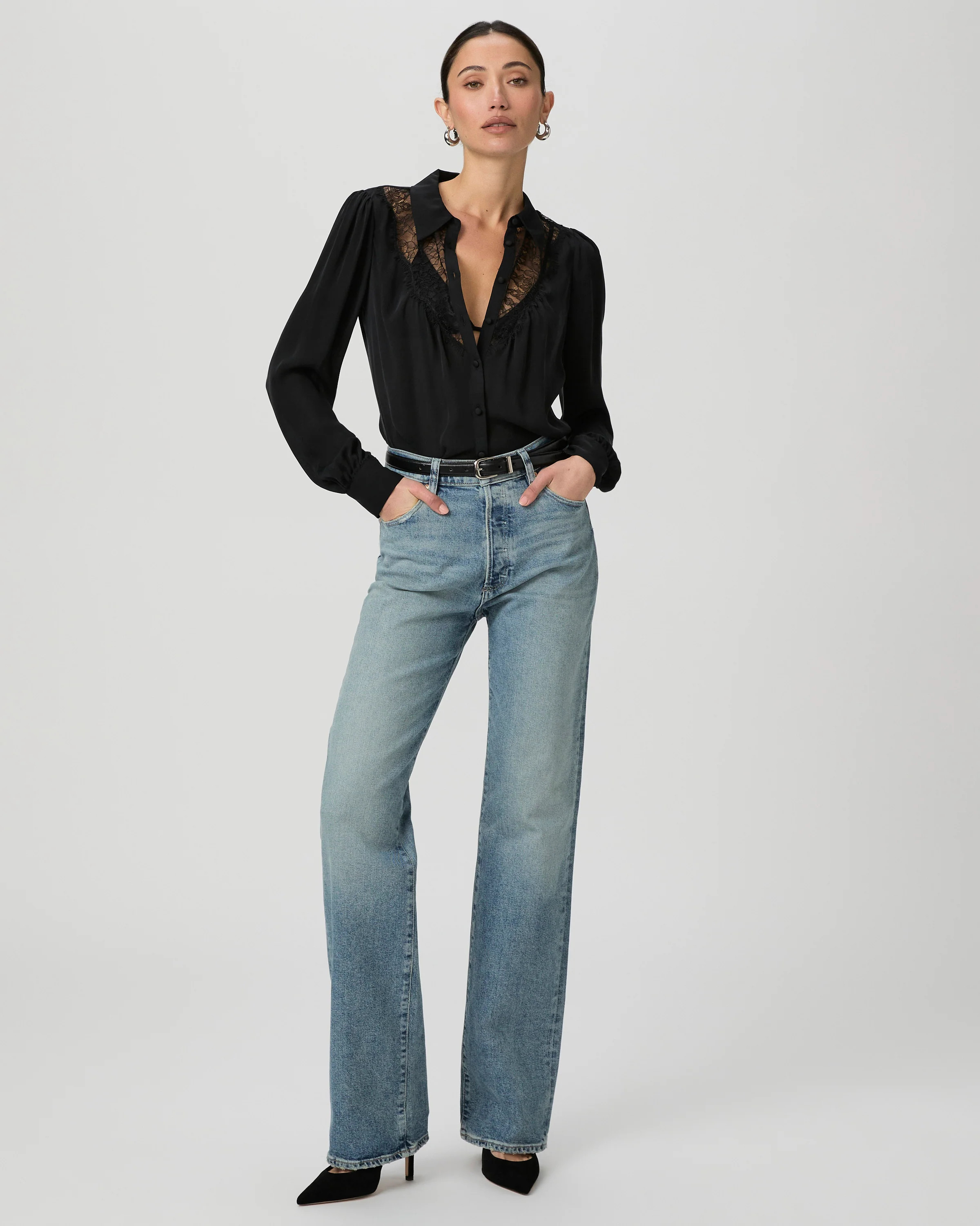 Sawyer Wide Leg Jean | Paige