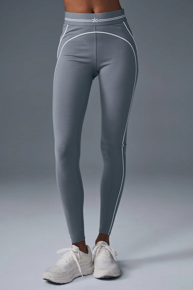 Airbrush High-Waist Heart Throb Legging | Alo Yoga (US)