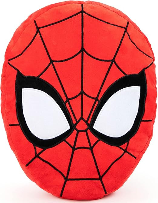 Jay Franco Marvel Spiderman Shaped Decorative Pillow - Kids Super Soft Throw Plush Pillow - Measu... | Amazon (US)
