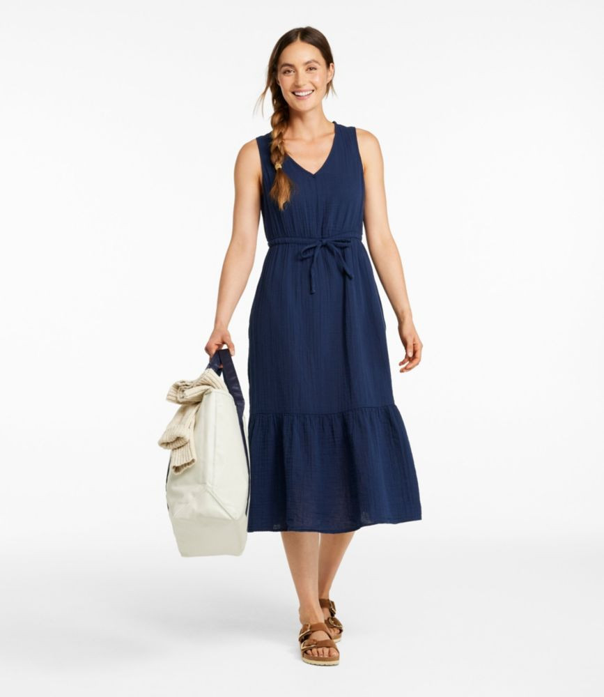 Women's Cloud Gauze Midi Dress | L.L. Bean