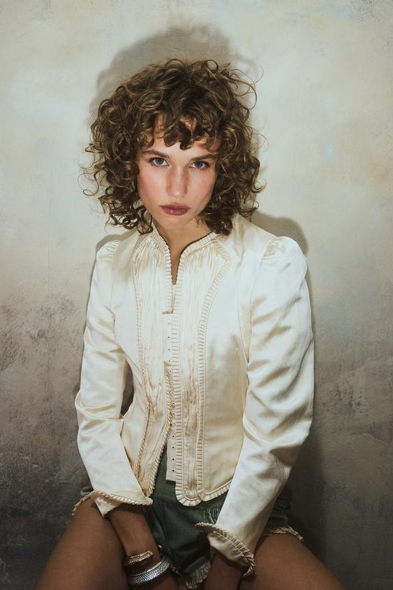 LINEN BLEND CORSET JACKET KATE MOSS X ZARA | Zara UK