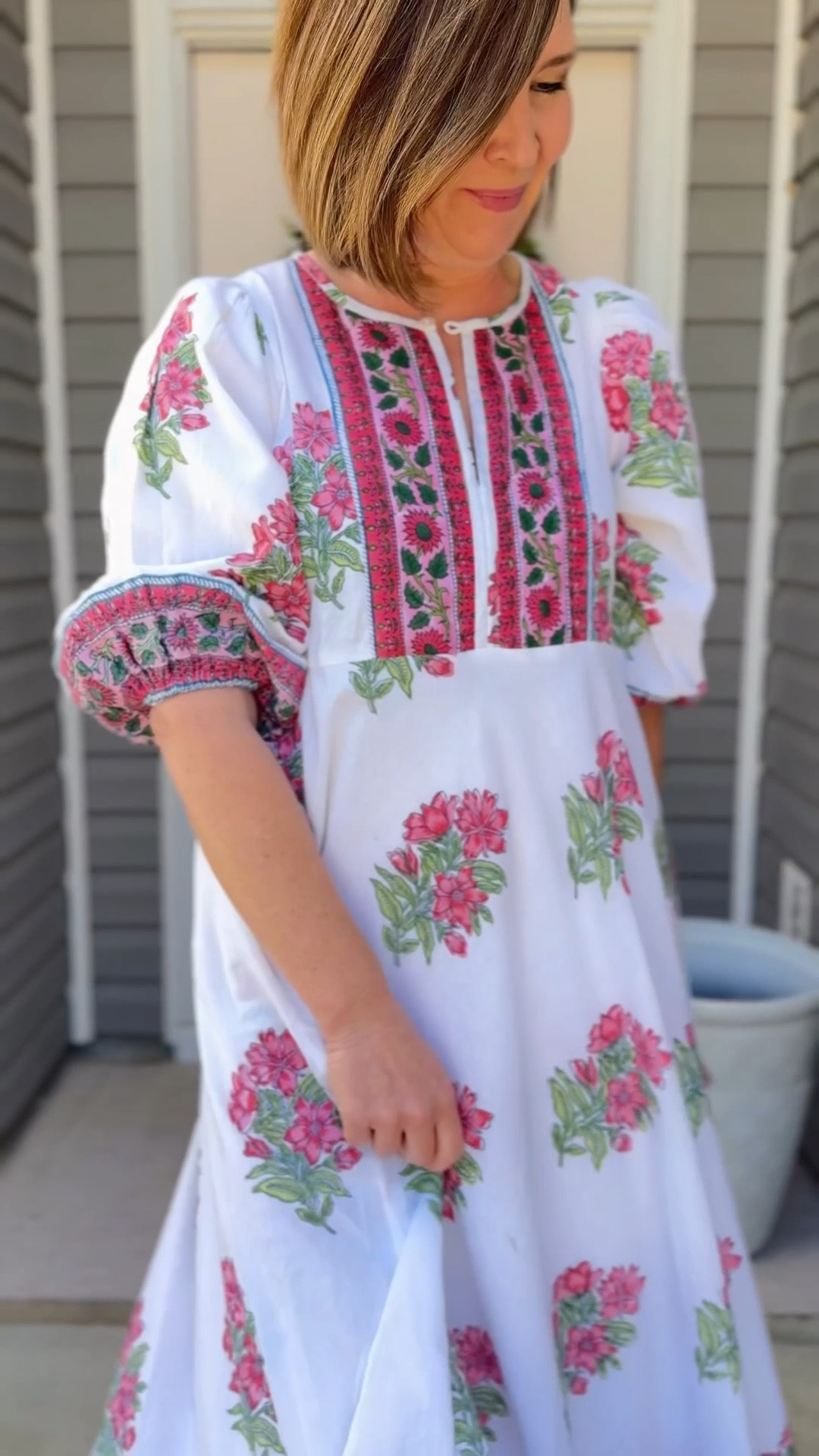 Floral spring dress that is perfect for all the occasions…even if they are all in the same day😂

Victoria Dunn 

#LTKOver40 #LTKootd
