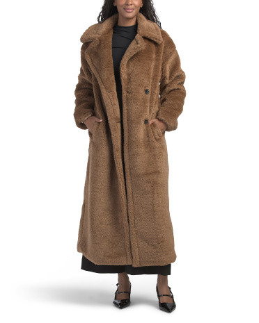 Double Breasted Teddy Coat | TJ Maxx