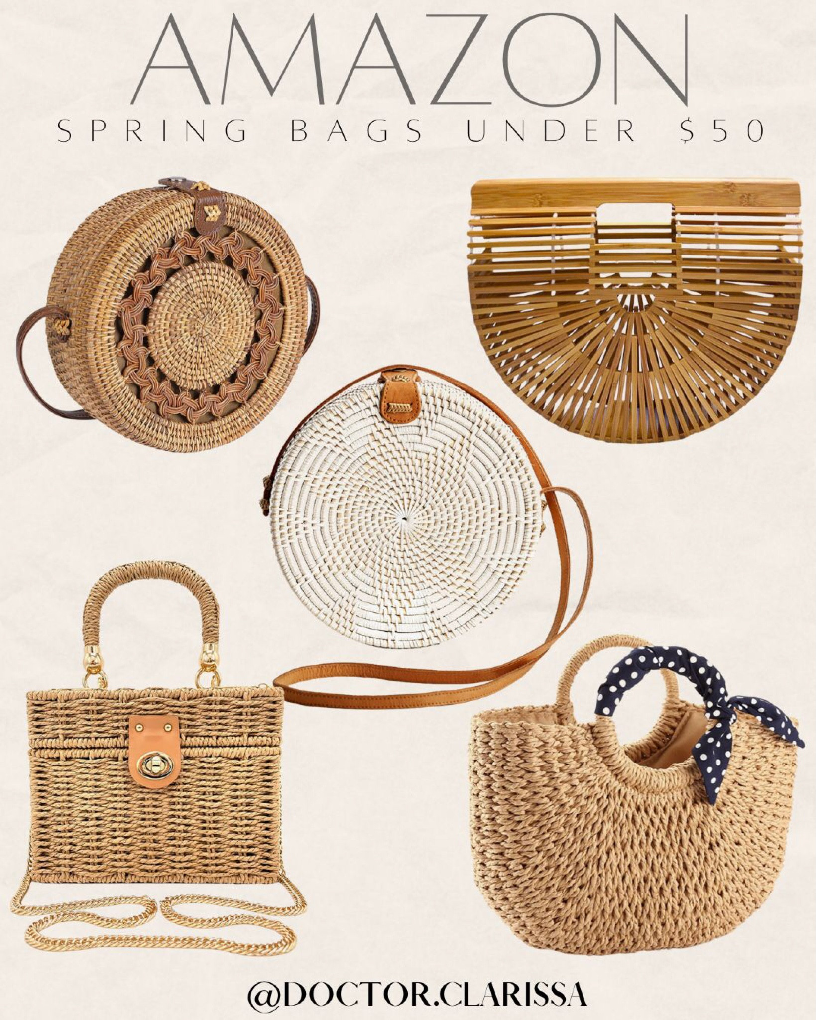 Amazon finds
Rattan bags
Spring break
Summer bags under $50
Resort
Beach
Vacation 

#LTKSeasonal #LTKunder50 #LTKitbag