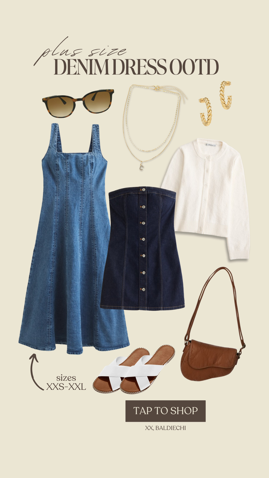 plus size denim dress outfit inspo 

 #LTKMidsize #LTKStyleTip #LTKPlusSize