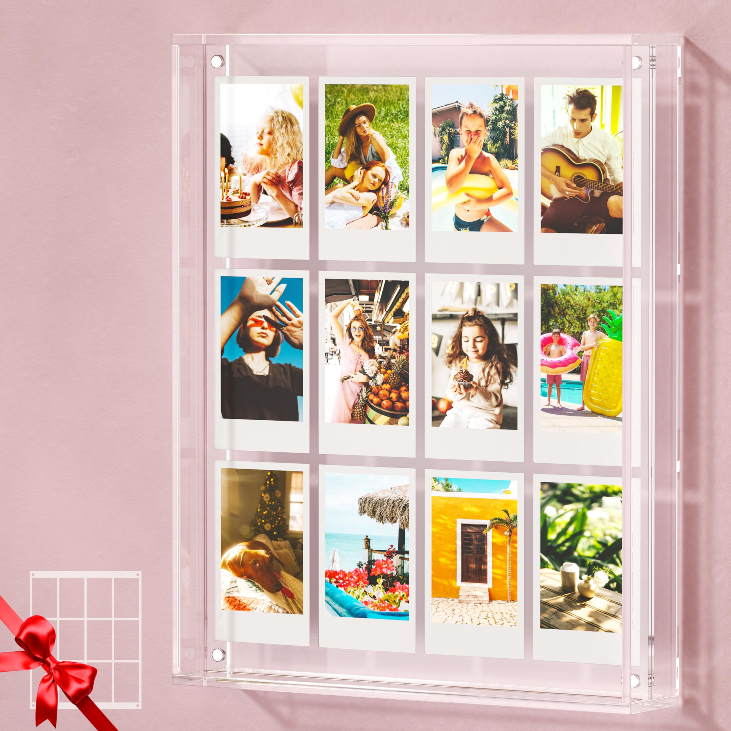 WINKINE Instax Frame Compatible with Fujifilm Mini 12/41/99 Films, 2x3 Mini Picture Wall Frame 9.... | Amazon (US)