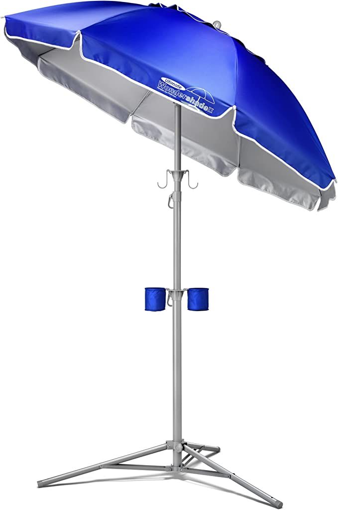 Wondershade 5' Sun Shade Umbrella, Portable Lightweight Adjustable Instant Sun Protection UPF 50+... | Amazon (US)