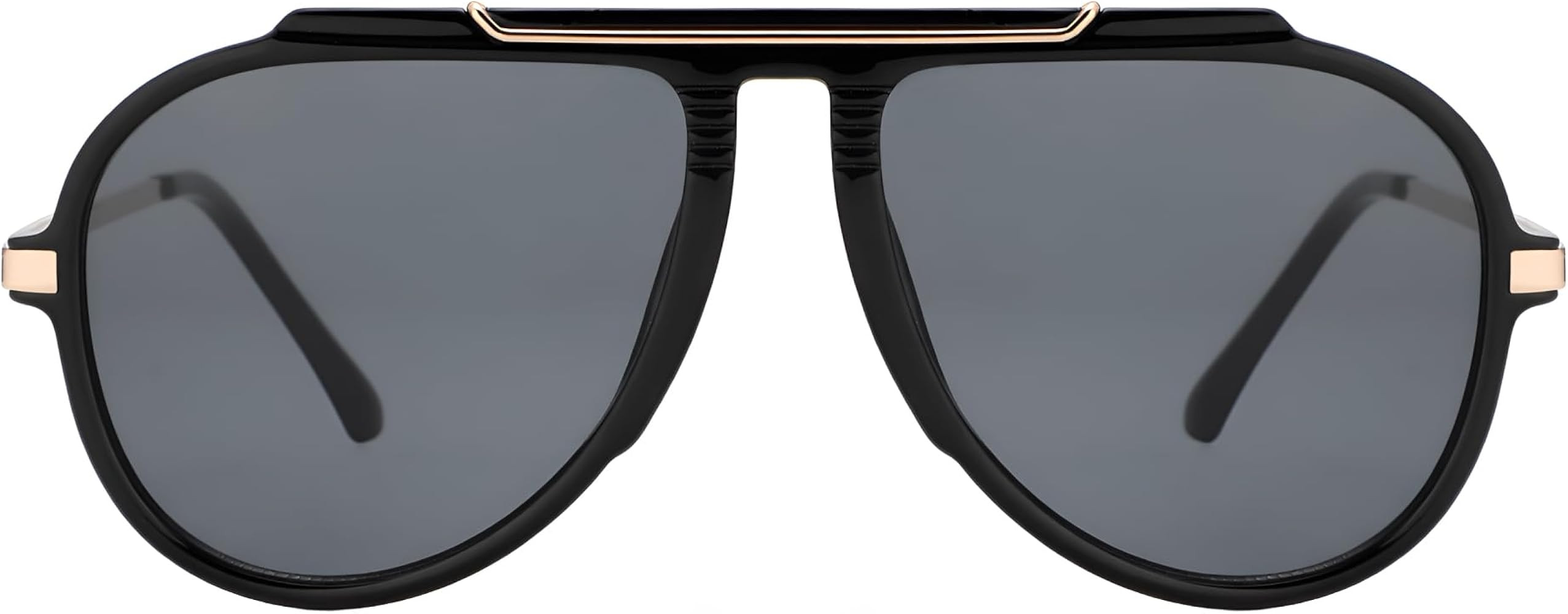 JOOX Oversized Aviator Sunglasses for Women Men, Retro 70s Metal Sun Glasses Tangle Free Designer... | Amazon (US)