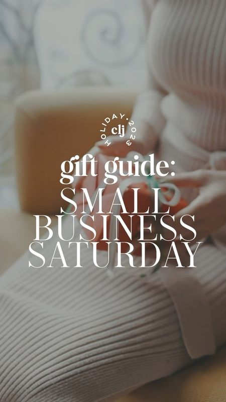 Gift Guide: Small Business Saturdayy

#LTKGiftGuide #LTKHoliday #LTKSeasonal
