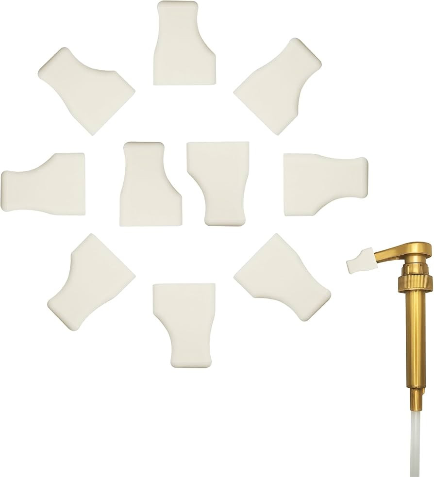 Handit - Coffee Syrup Pump Covers | Vanilla Color Rubber Silicone | Keep Syrups Preserved and Cle... | Amazon (US)