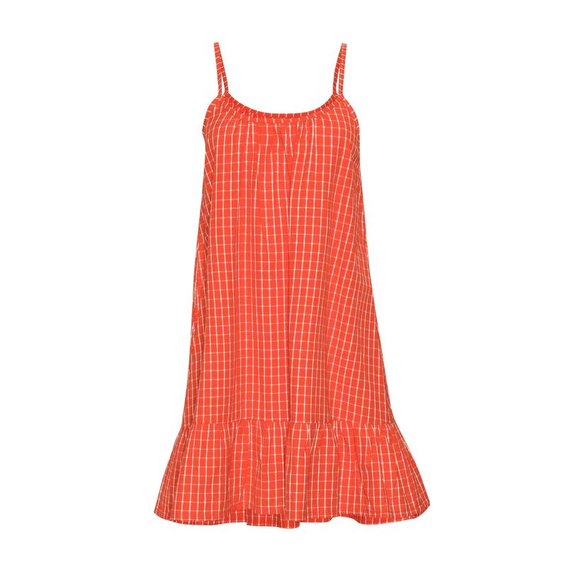 Red Plaid Olivia Dress | Sunshine Tienda