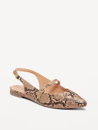 Slingback Mary Jane Flats | Old Navy (US)