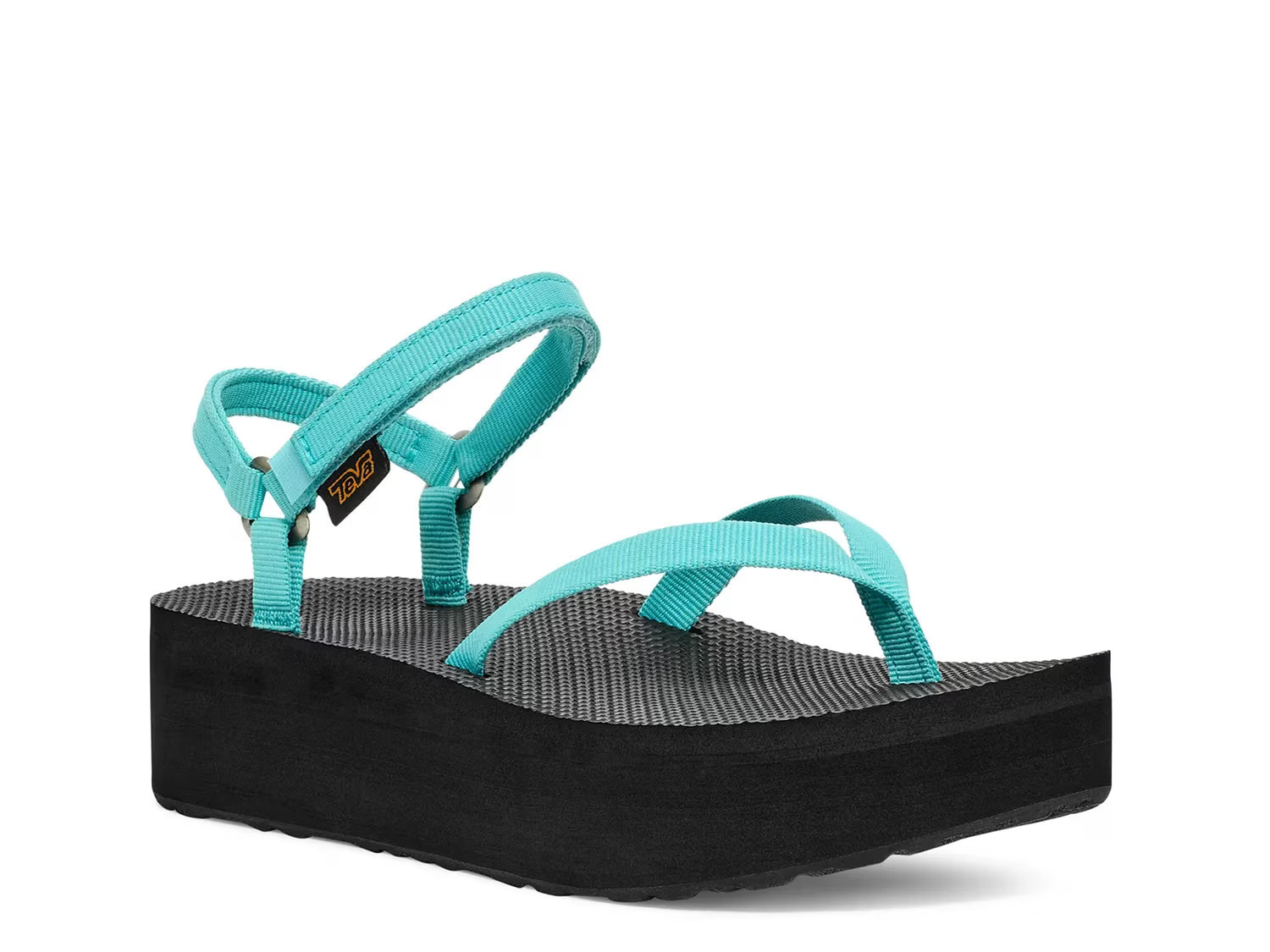 Teva Flatform Slim Platform Sandal | Women's | Light Blue | Size 7 | Sandals | Ankle Strap | DSW