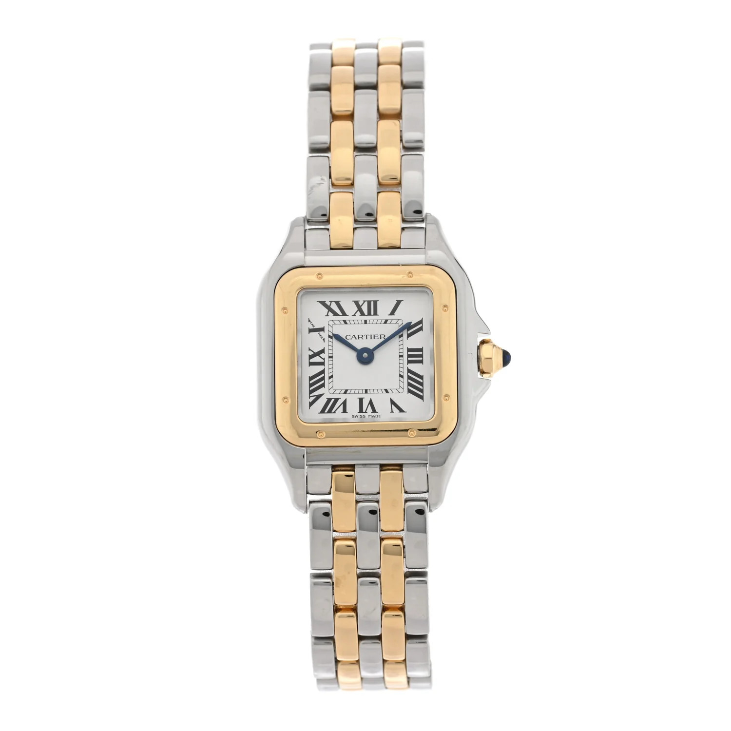 Stainless Steel 18K Yellow Gold 23mm Panthere Quartz Watch | FASHIONPHILE (US)