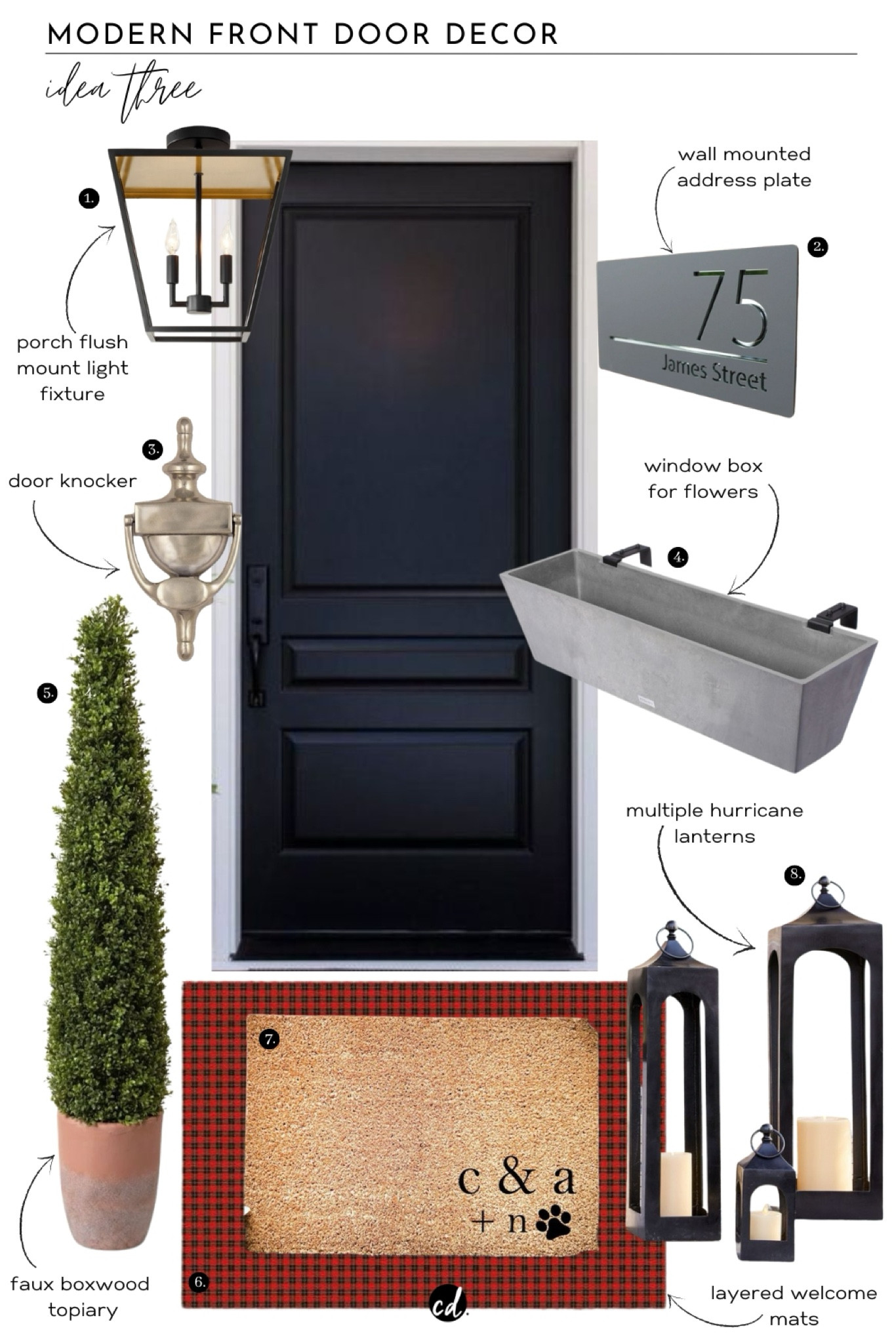 Modern Front Door Decor: Idea 3

#LTKHome
