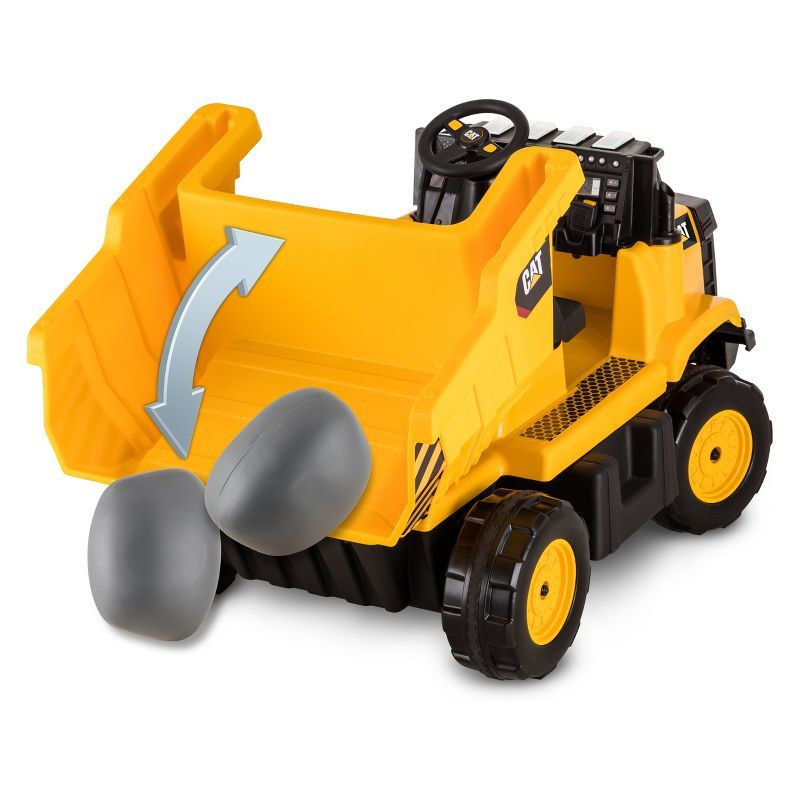 Kid Trax 12V CAT Mining Dumptruck Powered Ride-On - Yellow | Target