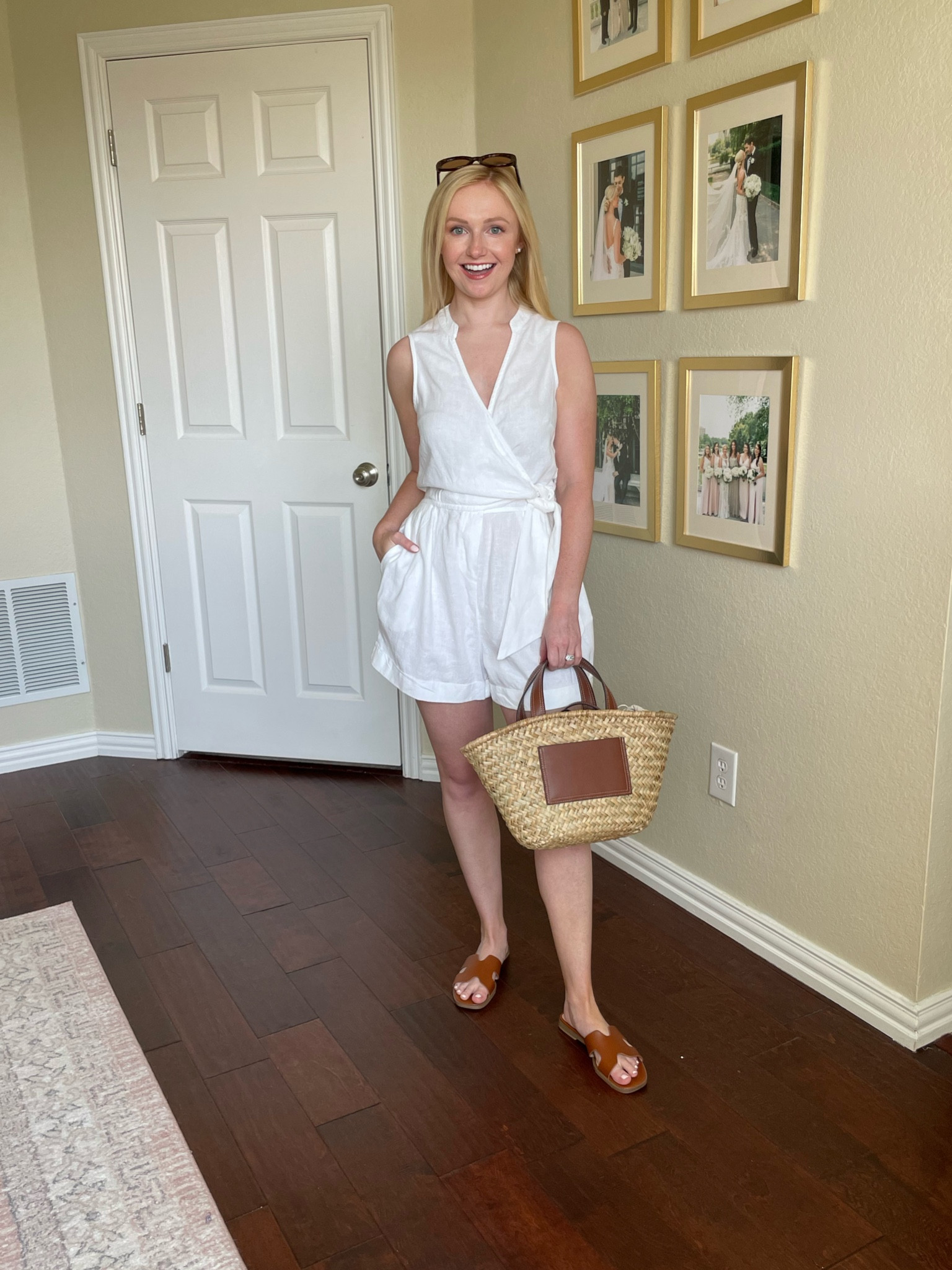 Wearing an XS | white romper, romper outfit, linen romper, summer outfit, vacation outfit, beach outfit 

#LTKSeasonal #LTKStyleTip #LTKFindsUnder50