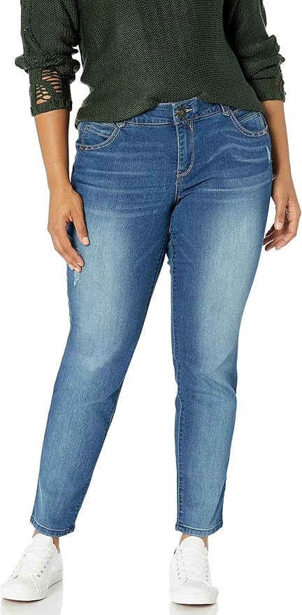 Democracy Women's Plus-Size Ab Solution Straight Leg | Amazon (US)