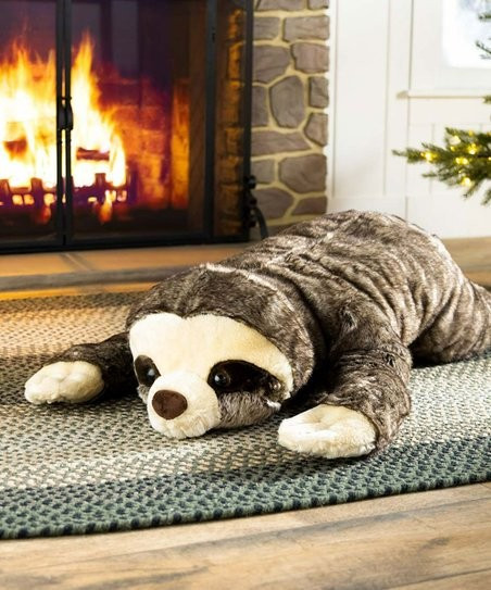 Plow & Hearth Sloth Plush Body Pillow | Zulily