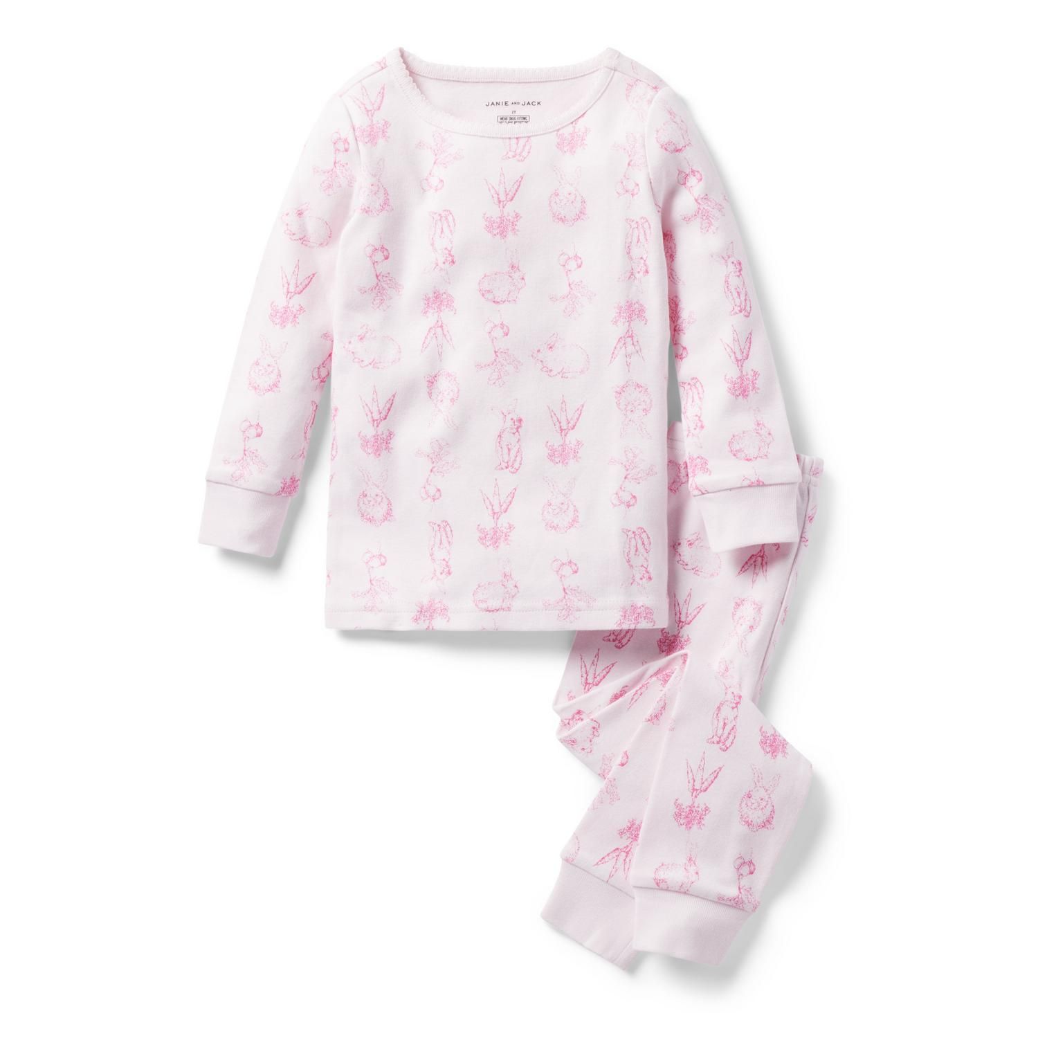 Good Night Pajamas in Bunny Toile | Janie and Jack