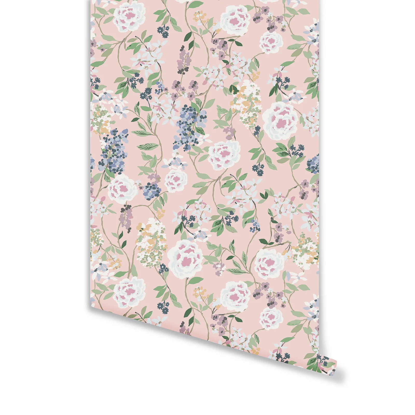 Betty Wallpaper in Crystal Pink | Brooke & Lou | Brooke and Lou