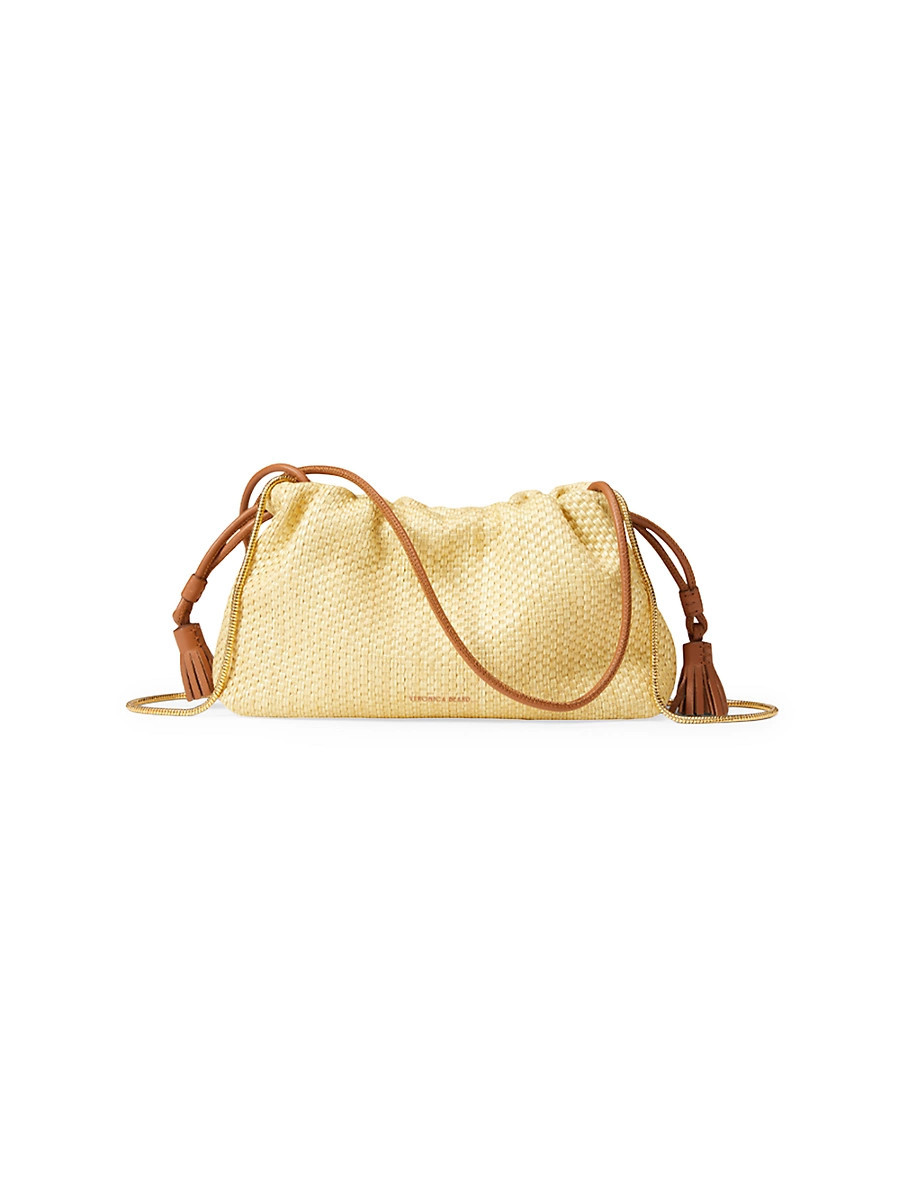 Women's Small Stash Raffia Clutch - Beige Hazelwood | Saks Fifth Avenue