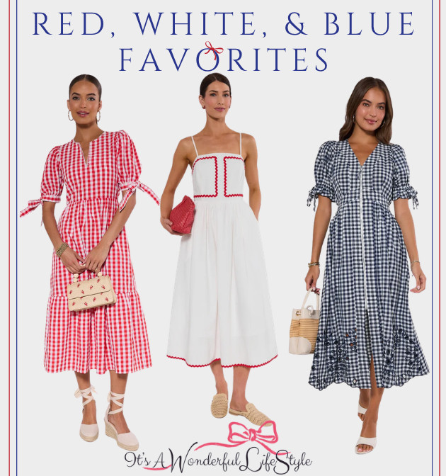 ❤️🤍💙 Red, White & Blue Favorites...

Nothing says summer in America quite like classic red, white, and blue! As we celebrate the Fourth of July and America's 250th, I'm thankful for the freedoms we've been given and the beauty of calling this God's country home.

Which look is your favorite... ❤️ Red, 🤍 White, or 💙 Blue?

"Blessed is the nation whose God is the Lord." — Psalm 33:12 🇺🇸

#Americas250 #FourthOfJuly #RedWhiteAndBlue #GodBlessAmerica #PatrioticStyle #FaithAndFreedom #LTKStyle #ItsAWonderfulLifestyle #shopavara 

 #LTKSeasonal