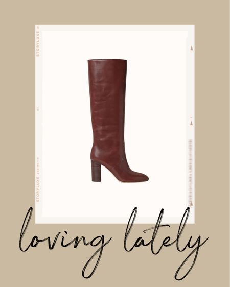 Kat Jamieson of With Love From Kat shares boots. Neutral style, leather boots, knee-high boots, fall boot, fall style. 

#LTKshoecrush #LTKSeasonal