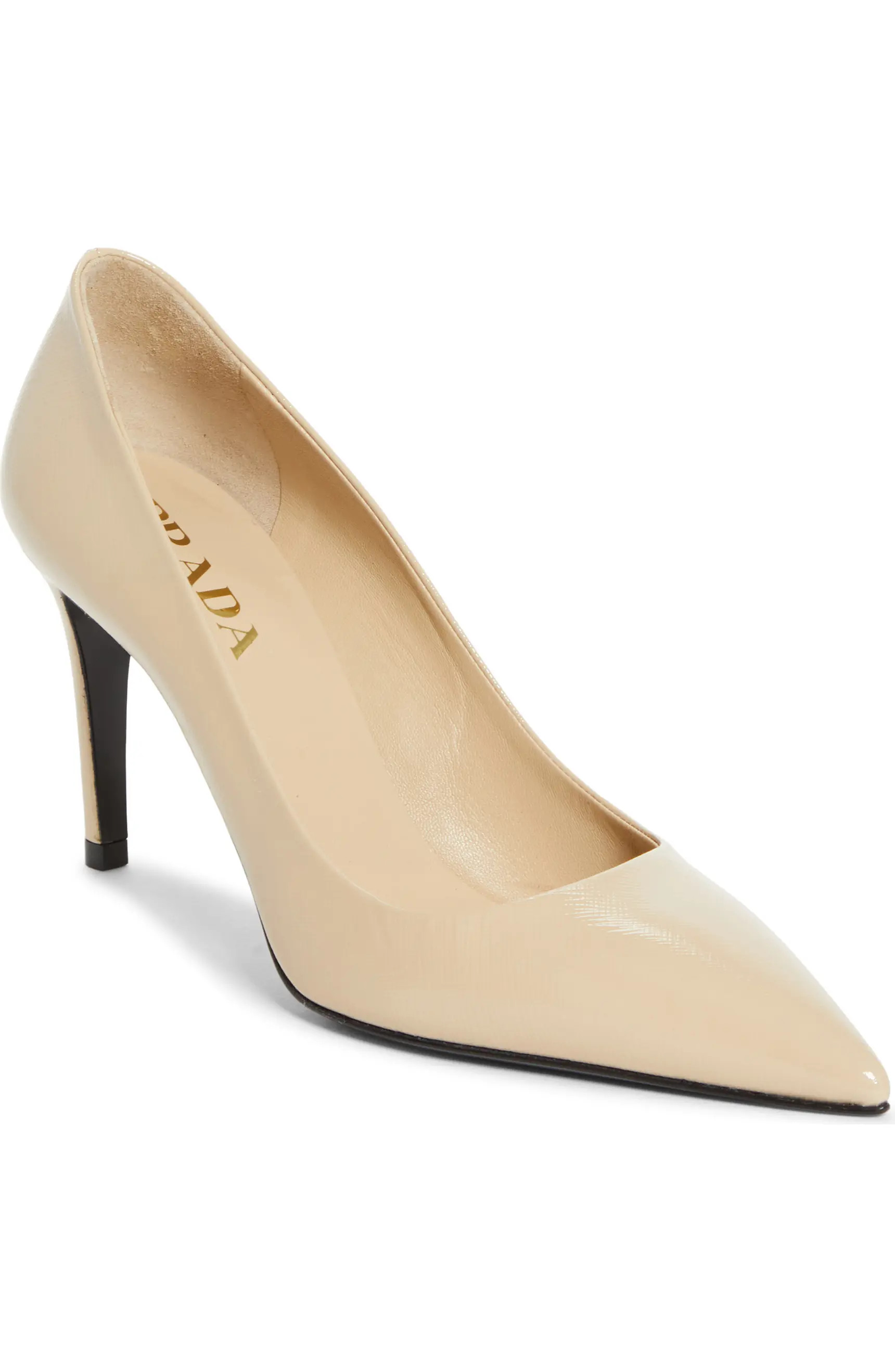 Saffiano Leather Pump (Women) | Nordstrom