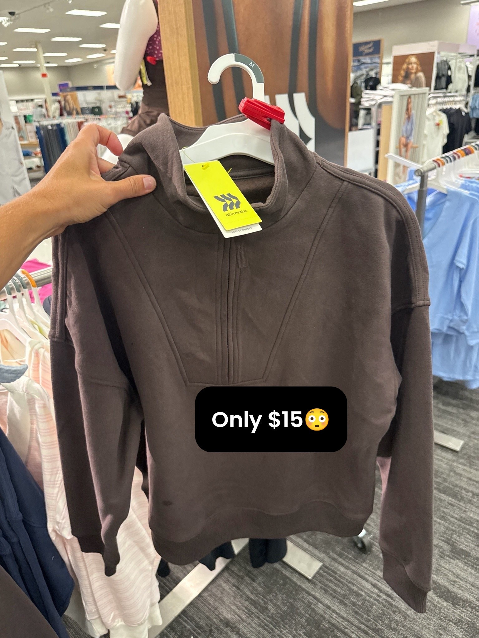 This under $20 pullover by all in motion .. is an automatic add to cart! @Target