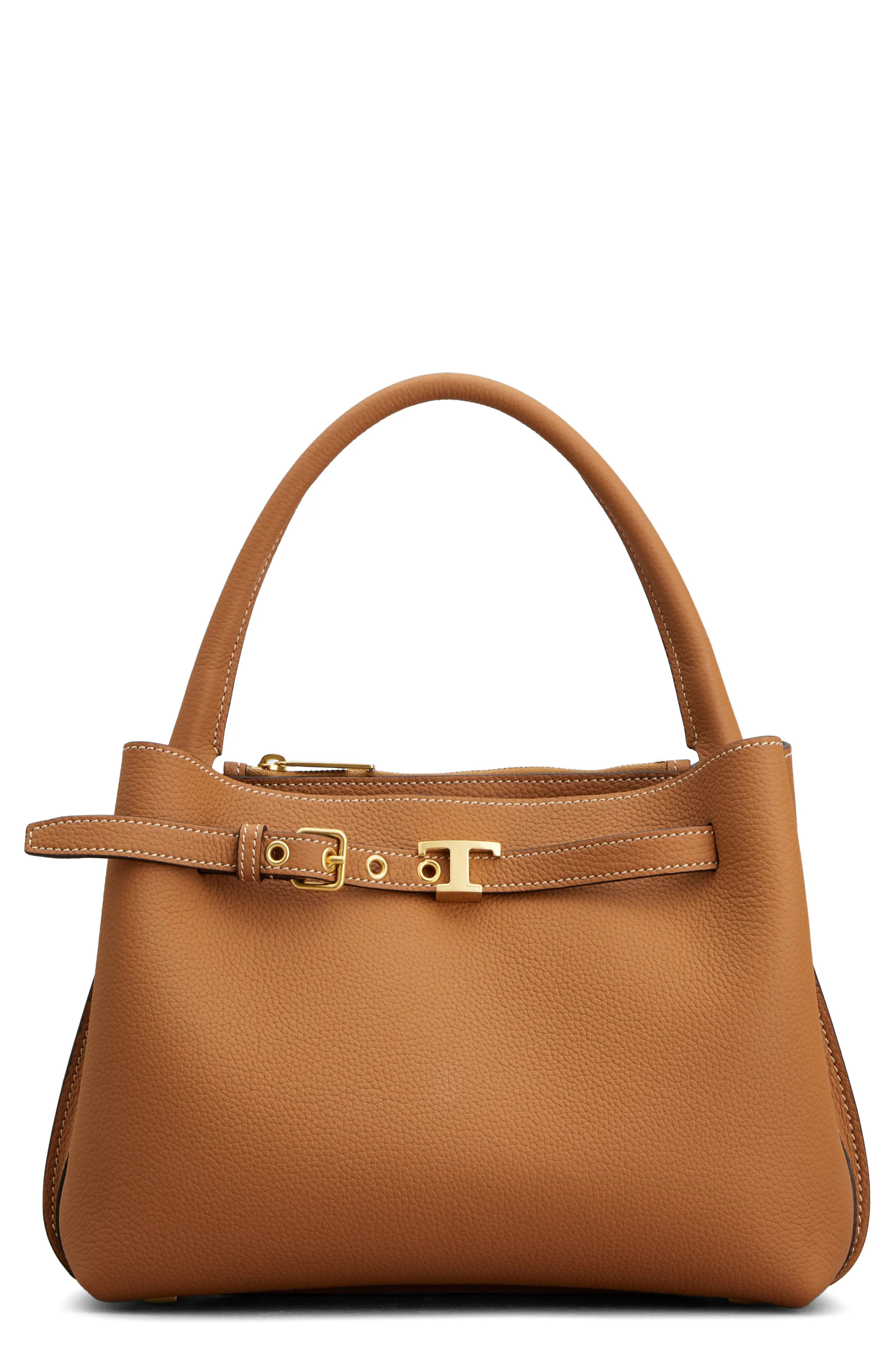 Tod's Mini T Timeless Leather Top Handle Bag (Women) | Nordstrom | Nordstrom