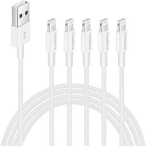 iPhone Charger, Lightning Cable, 5Pack 3FT Phone Charger to Syncing Charging Cable Data Cord Compati | Amazon (US)