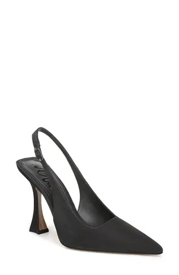 Sam Edelman Odette Pointed Toe Slingback Pump in Graphitegr at Nordstrom Rack, Size 8.5 | Nordstrom Rack