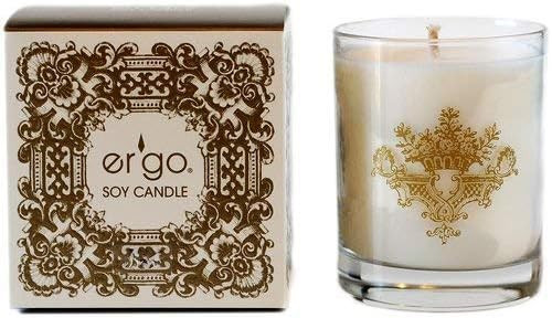 Ergo Soy Candle Pearl Collection, Hand Poured Natural Vegan Soy Wax - Luxuriously Scented Rosemar... | Amazon (US)