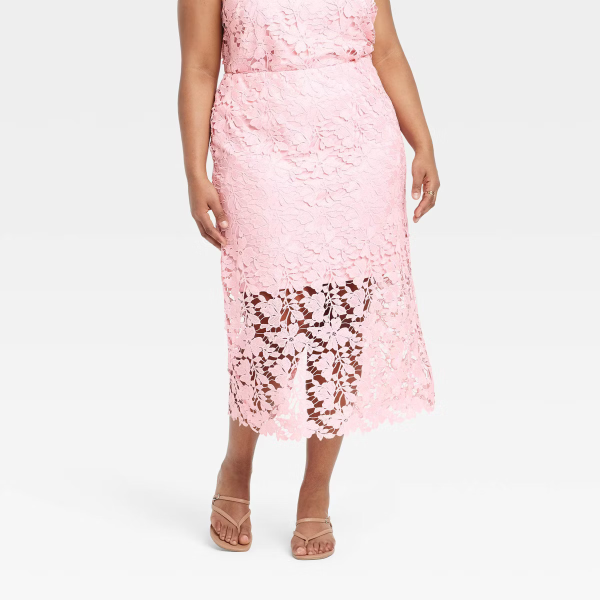 Women's Lace Midi A-Line Skirt - A New Day™ | Target