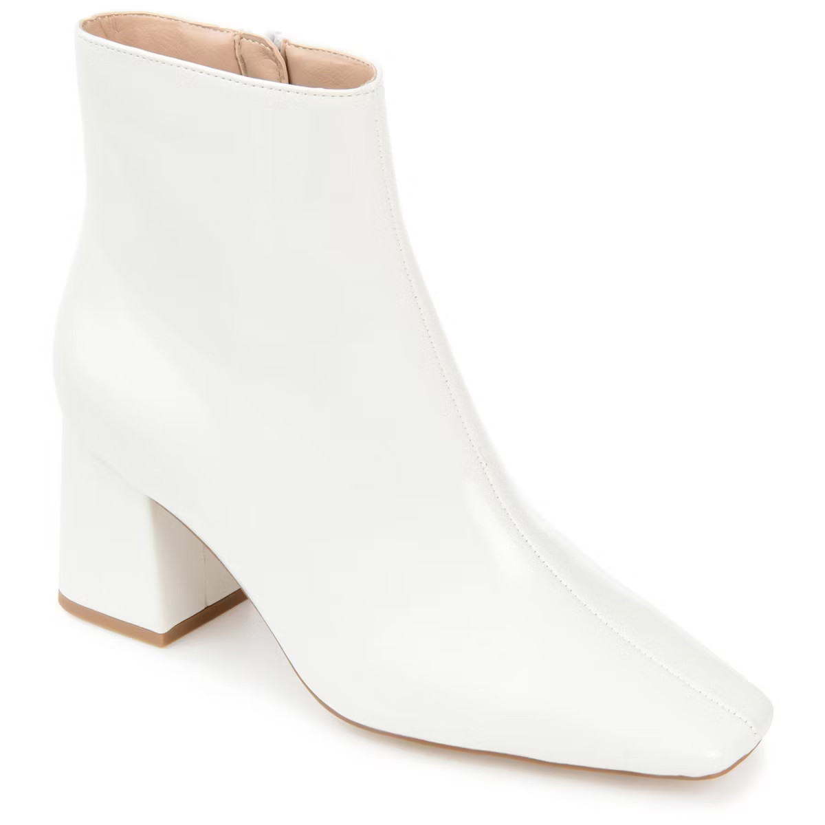 Journee Collection Womens Haylinn Tru Comfort Foam Inside Zip Block Heel Booties | Target