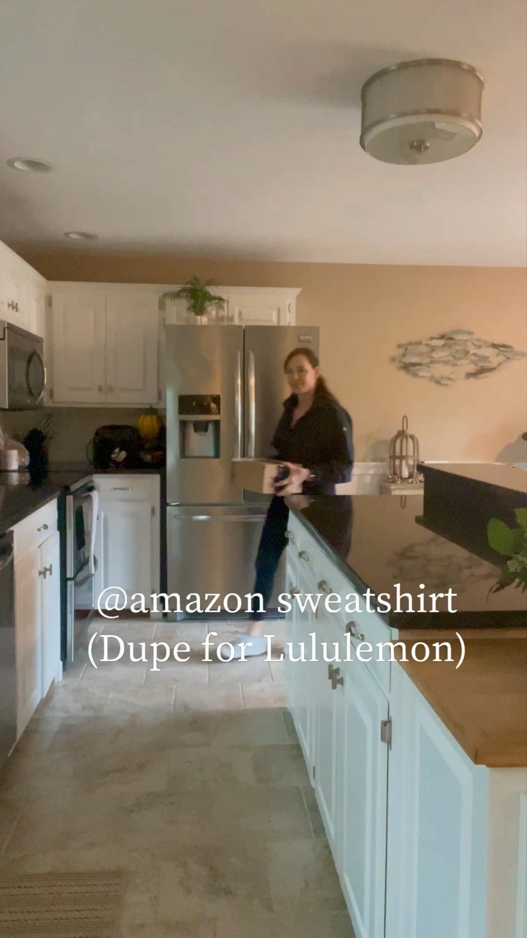 Sharing a super great sweatshirt today from @amazonfashion ! It comes in 10 colors. Im wearing a size small. Im 5’2 and 112 for reference. This jumper is comparable to Lululemons oversized funnel neck for under $40 !!! The fit is perfect and the quality is def comparable to other name brand jumpers out there !!! 

#LTKfitness #LTKfindsunder50 #LTKstyletip