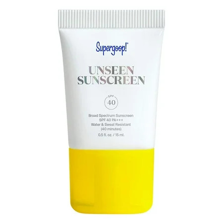 Supergoop! Unseen Sunscreen SPF 40 0.5 oz - Oil-Free Weightless & Invisible Reef-Safe Broad Spectrum | Walmart (US)